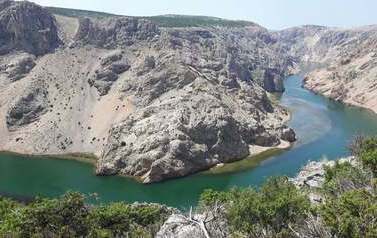 Chorwacja kanion Zramaja