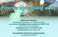 Zdjęcie do Ćmachowo, przerwa w dostawie wody