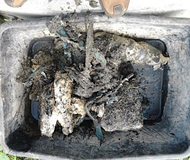 Śmieci z kanalizacji