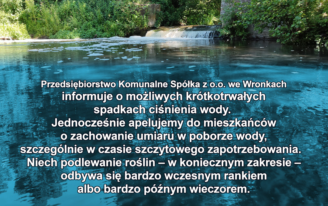 Oszczędzaj wodę w okresie letnim