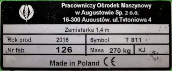 Zamiatarka T811